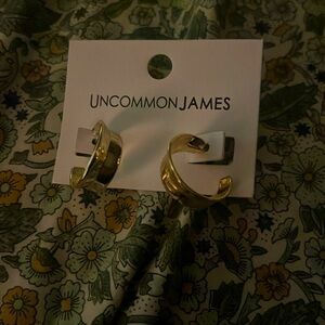 Bold balance hoop gold uncommon James earrings